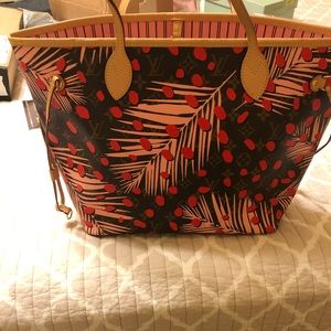 Limited edition Louis Vuitton neverfull jungle dot